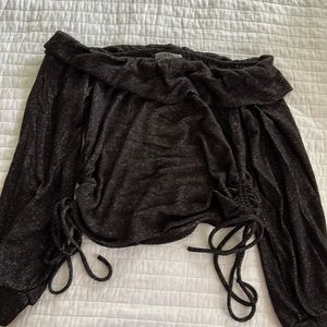 Gaze brand, New off the shoulder long sleeve shirt. Really soft material